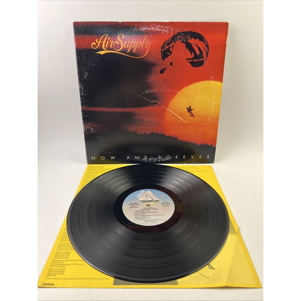 Air Supply Now And Forever Vinyl LP Arista AL 9587 Pop Rock